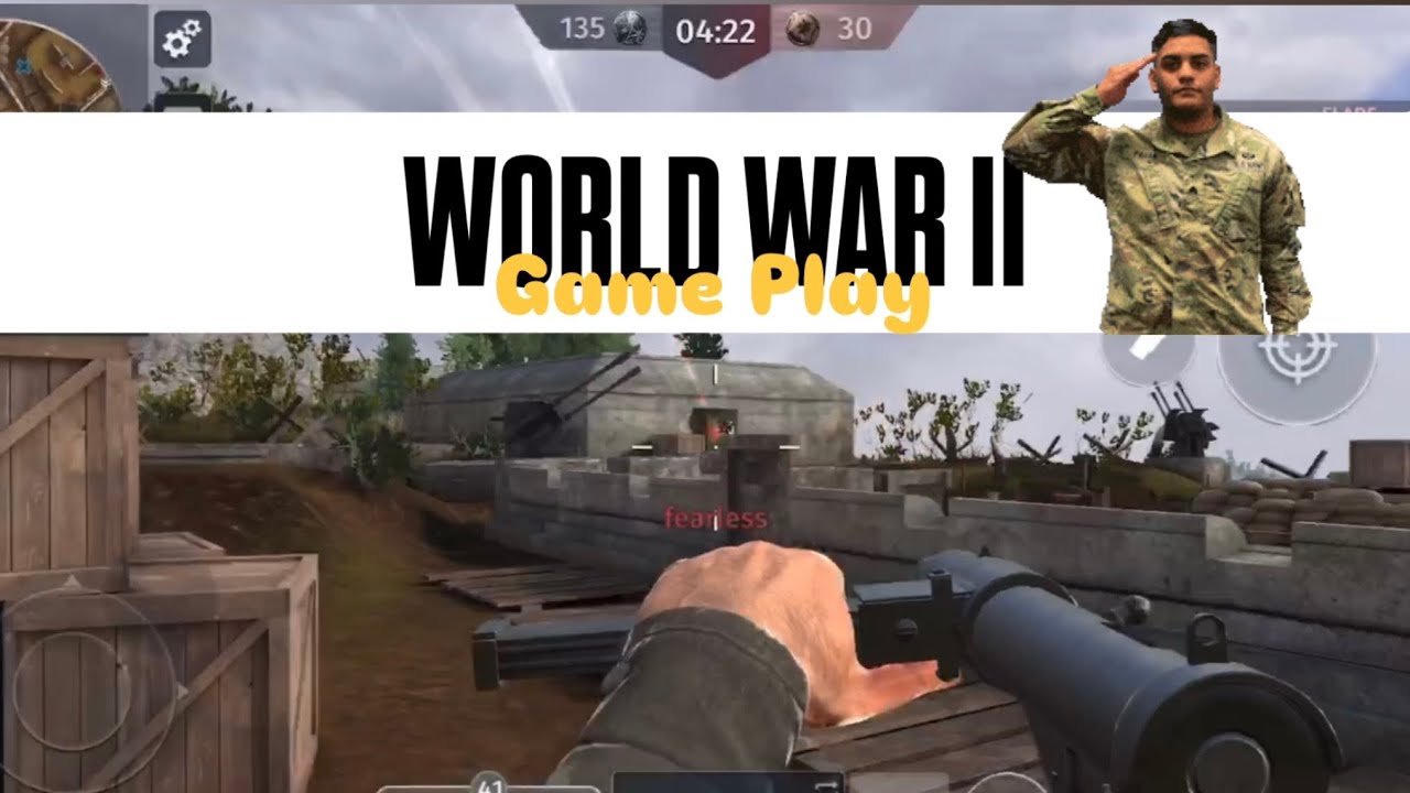 WORLD WAR 2 MOBILE GAME PLAY !