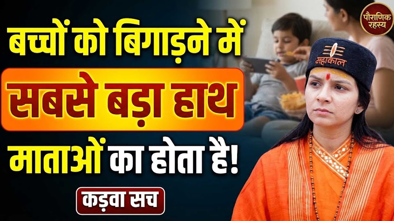बच्चों को बिगाड़ने में सबसे बड़ा हाथ माताओं का होता है Varsha Nagar Ji