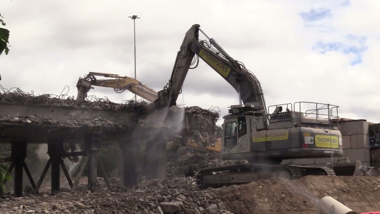 Gateshead Flyover A167 Demolition #12 June 2026