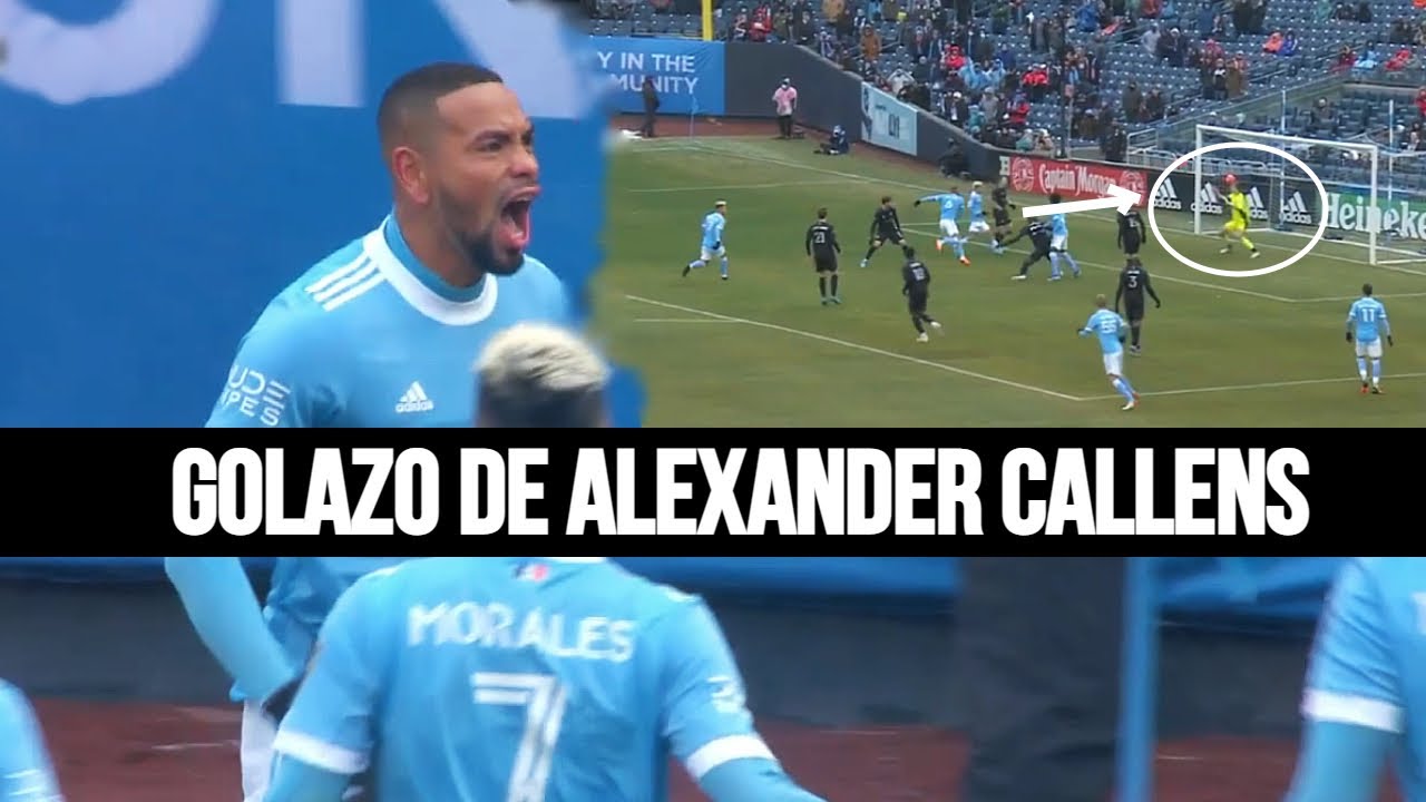 GOLAZO DE ALEXANDER CALLENS EN VICTORIA DEL NEW YORK CITY