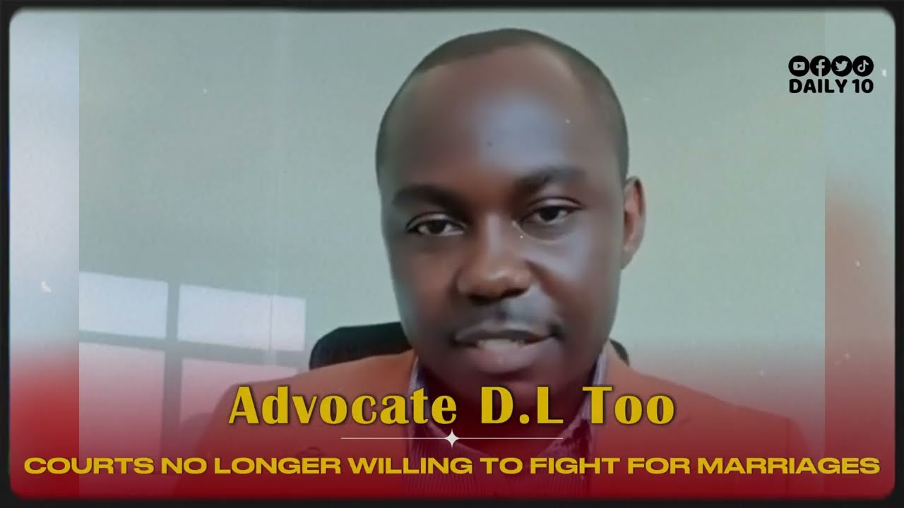 Doctrine of Presumption of Marriage on Its Deathbed || Wakili D. L. Too