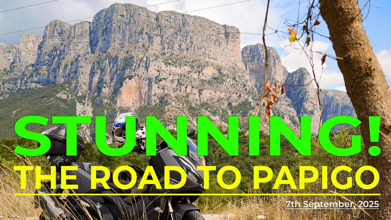 Honda ADV350  : A stunning ride to Papigo, Greece
