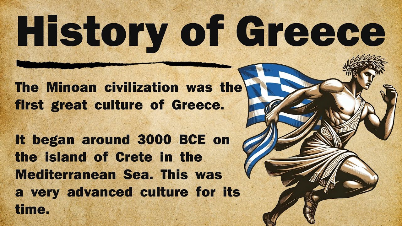 History of Greece || Learn English Through Story 📖 Level 3 ✨ Graded Reader 🎧📚
