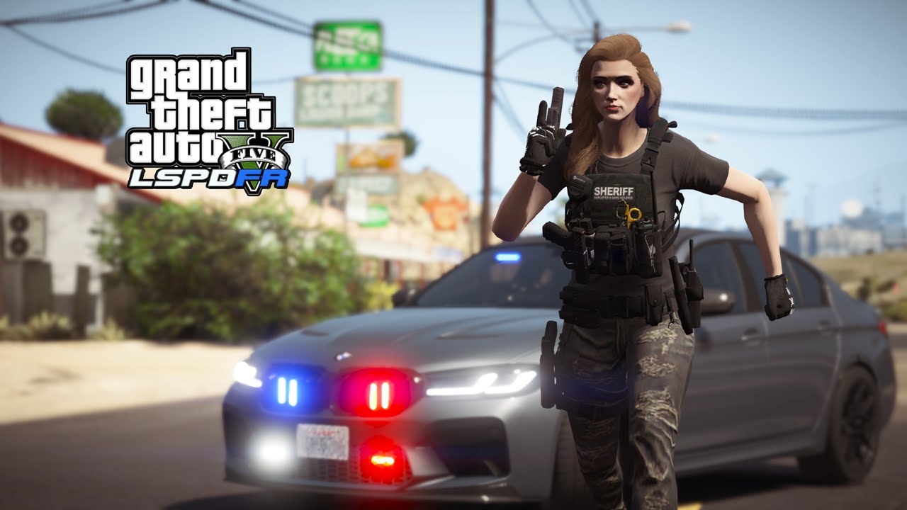 Gta 5 Lspdfr Episode: Undercover Tactical Female Cop | BMW M5 Patrol! #lspdfr #gta5