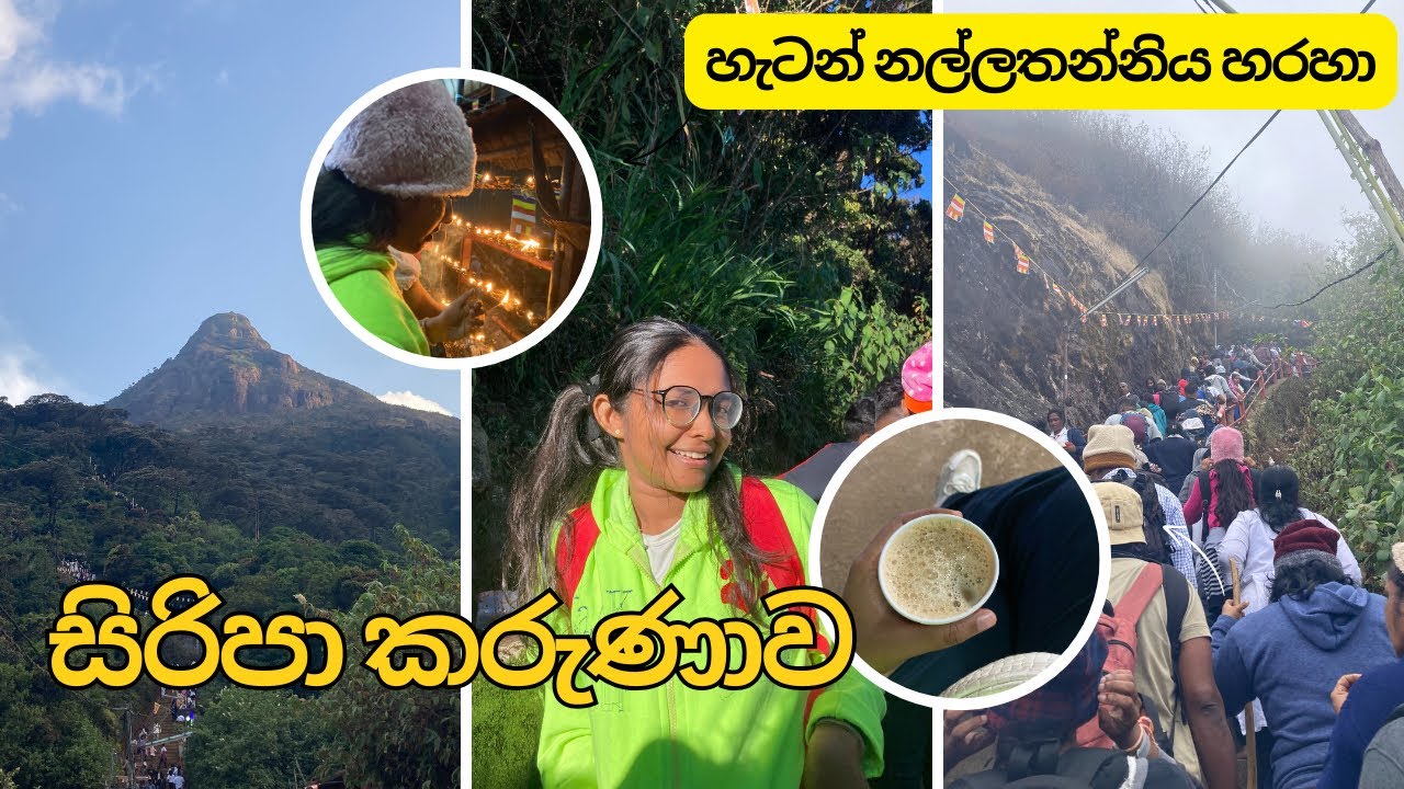 Sri Padaya🙏🏻🌼 | පැය 24 ගියපු අපේ සිරිපා ගමන | Hatton Nallatanniya Road | Adam's Peak | Travel Vlog