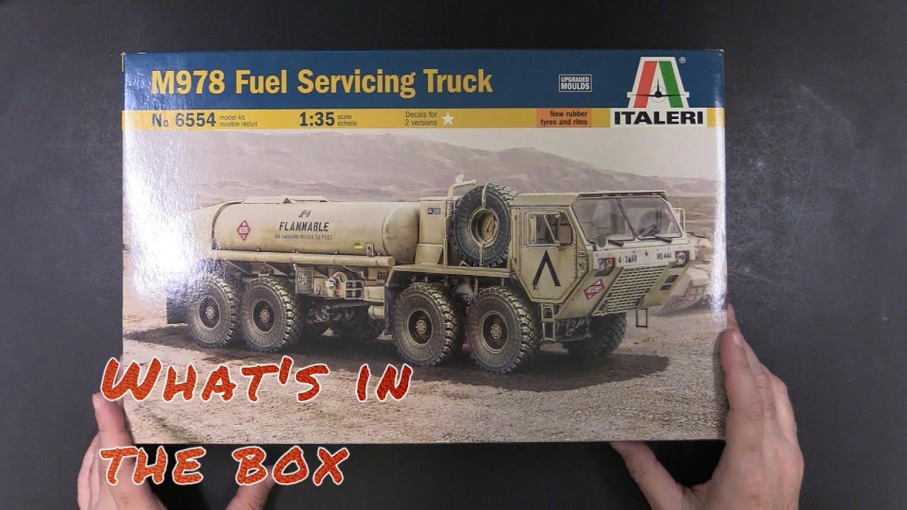Italeri 1/35 M978 HEMTT in box review