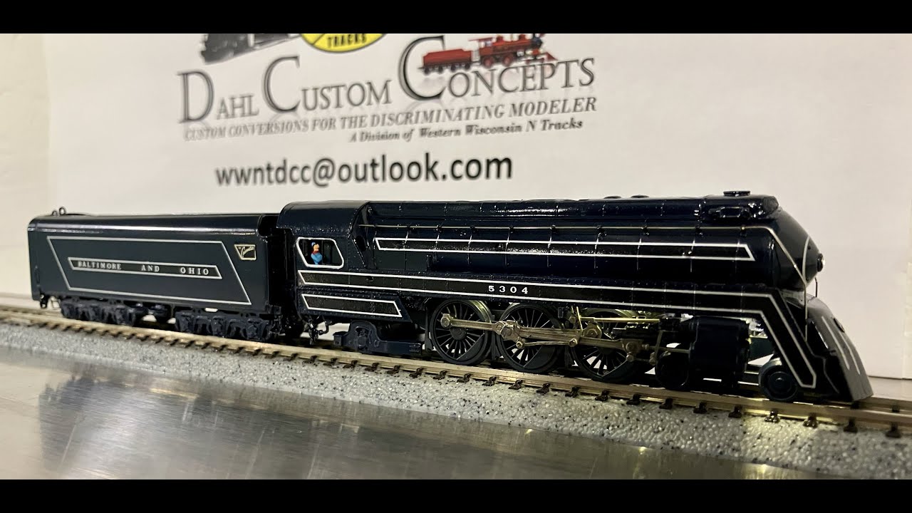 Nscale Key Brass 4-6-2 B&O P7d #5304, Master Class Conversion with 