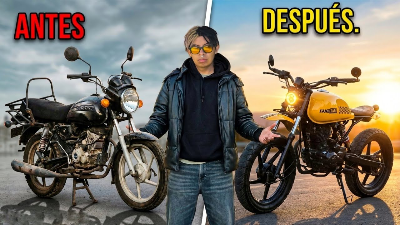 ¿Se puede modificar una moto con POCO DINERO? De Basura a JOYA