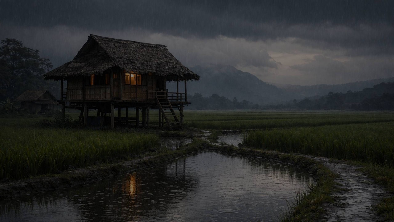 Natural Relaxation Rain Sounds for Sleep – 1 Hour Non-Stop