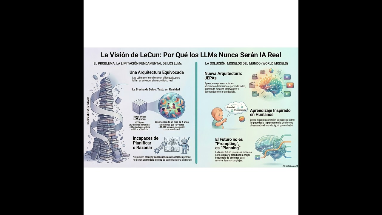 Yann LeCun: Los límites de los LLM y la propuesta de los Modelos de Mundo de Yann LeCun