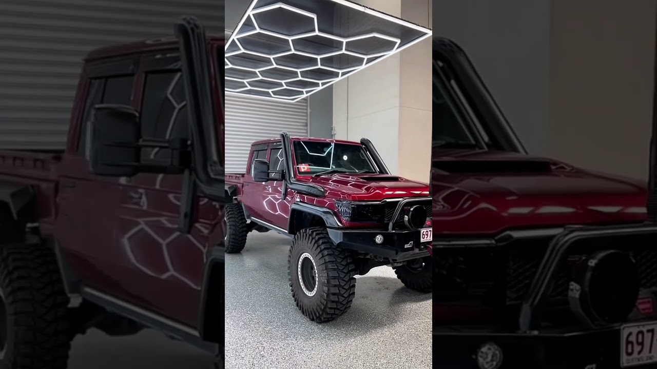 79 Series LC sitting pretty on 5&rdquo;s of lift and 40s #79series #landcruiser #4x4