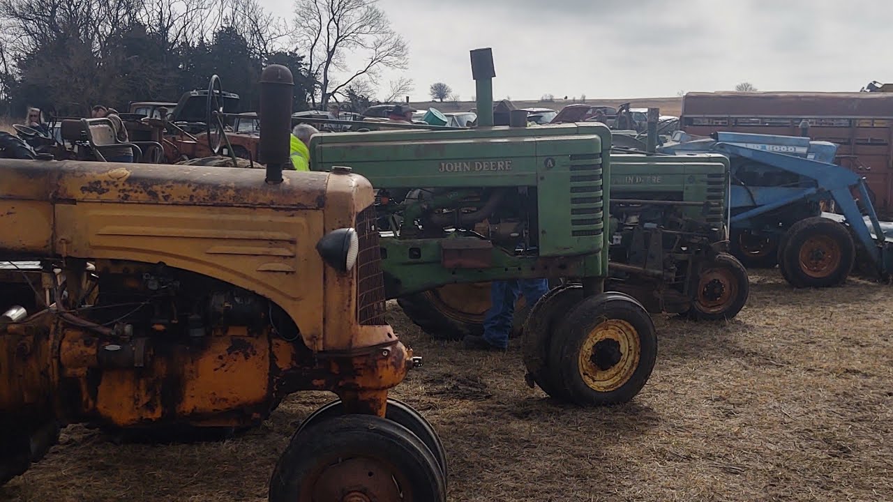 Farm auction at a RARE old old farmstead