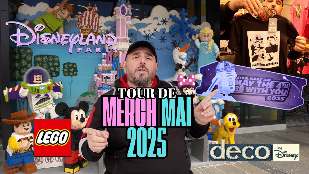 Tour de MERCH Disneyland Paris Mai 2025 (et je veux TOUT acheter 😱) !