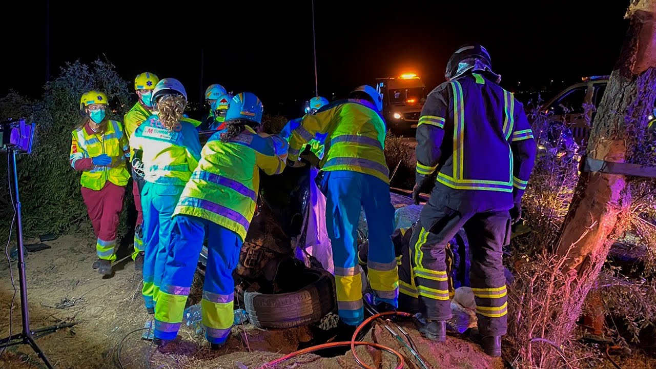 Tres muertos en un accidente de tráfico en Móstoles