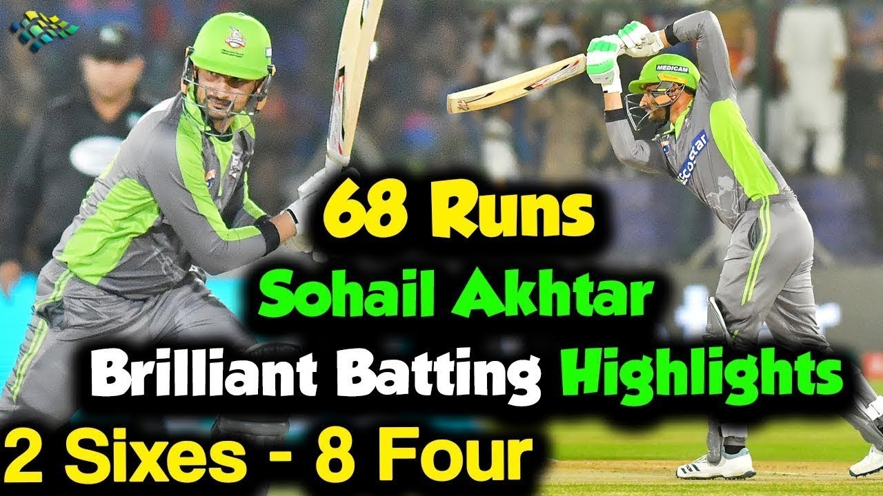 Sohail Akhtar Brilliant Batting Highlights Against Karachi | HBL PSL 2020|MB2