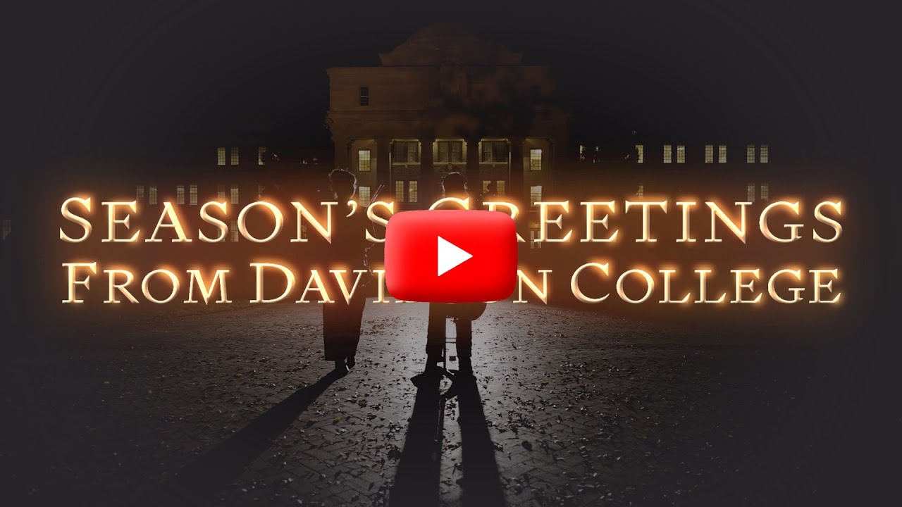 Warm Wishes for This Holiday Season from Davidson College