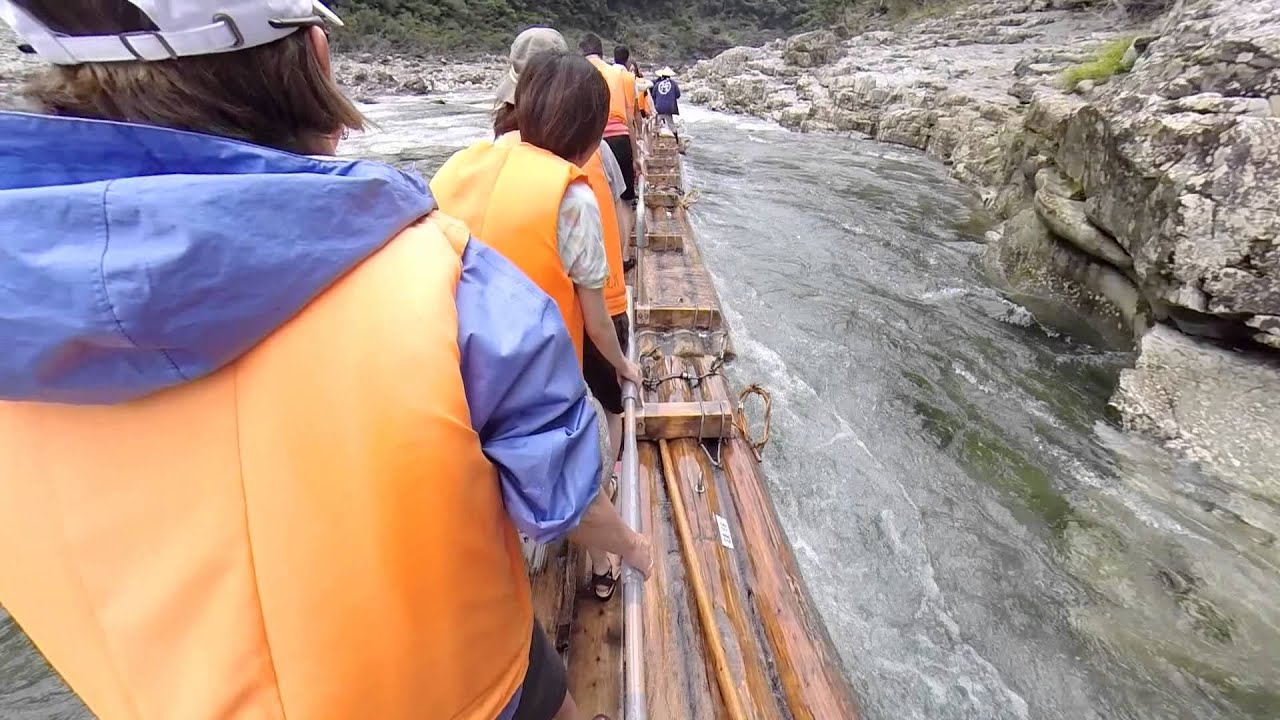 Kitayama Japan   Log Rafting