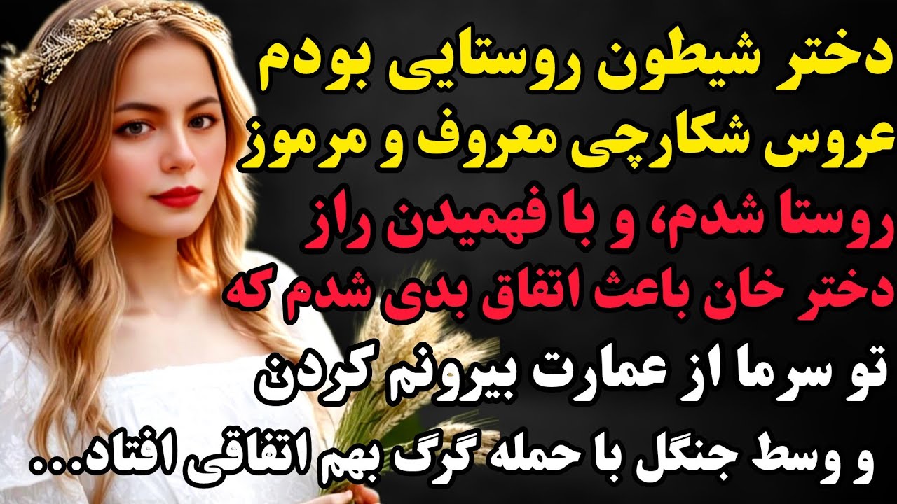 داستان واقعی :خیلی قشنگ و حیرت انگیزه😍عروس شکارچی معروف ومرموز روستا شدم ولی...#داستان #shamimdastan