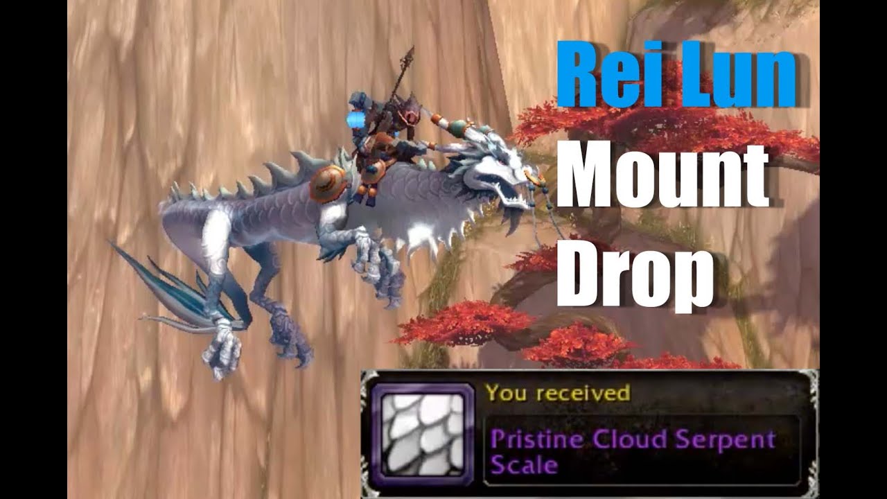 Rei Lun Mount Drop (Pristine Cloud Serpent Scale)-WOW Mount Drop
