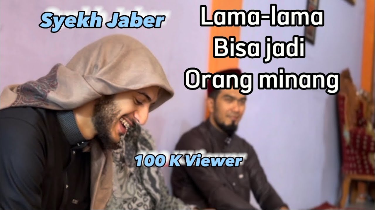 SYEH ABDULLAH JABER MIRIP SYEKH ALI JABER MAKAN RENDANG DI RUMAH BUNDO MINANG,SEMUA GAGAL FOKUS