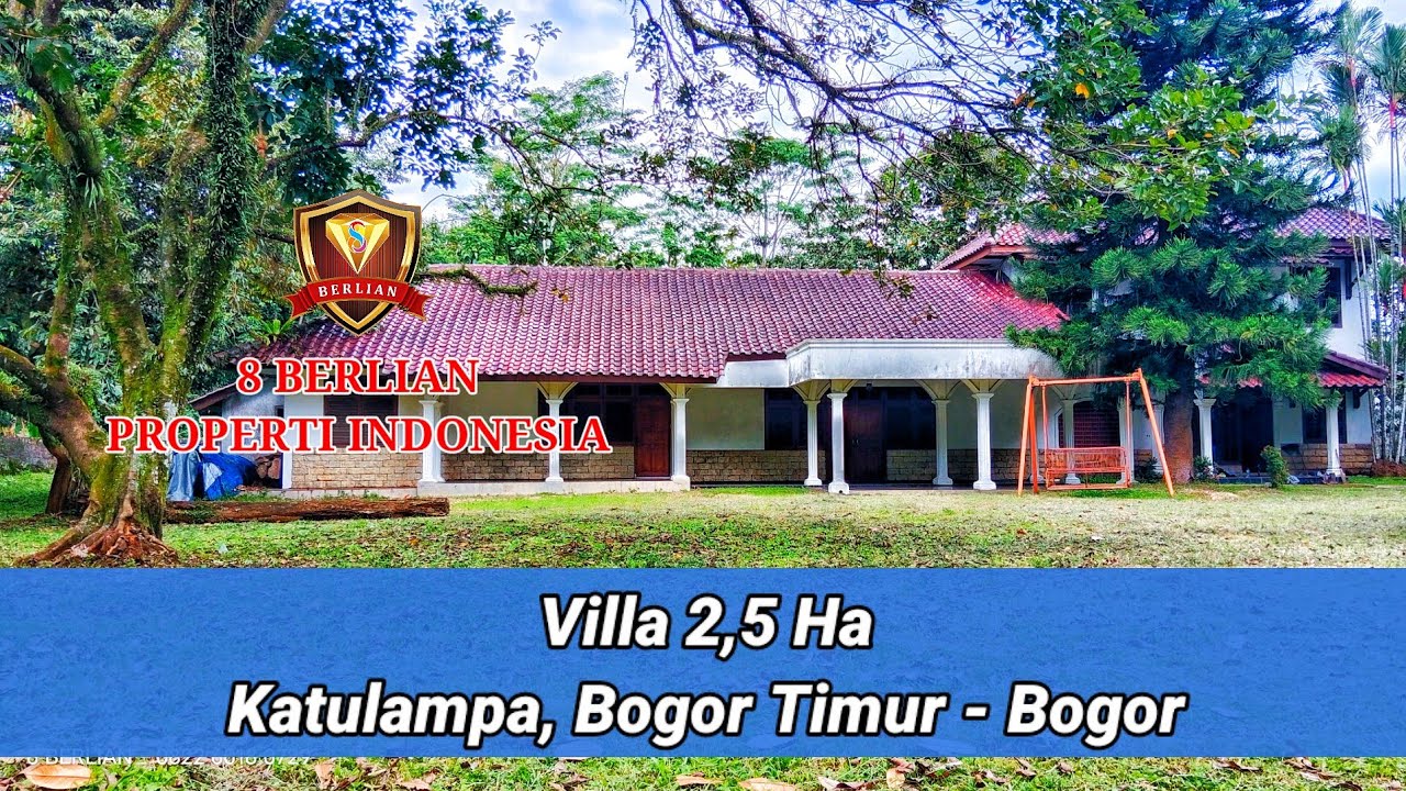 VILLA LAMA dengan kebun JATI, JAMBU, DURIAN di tengah kota BOGOR harga jauh di BAWAH PASARAN