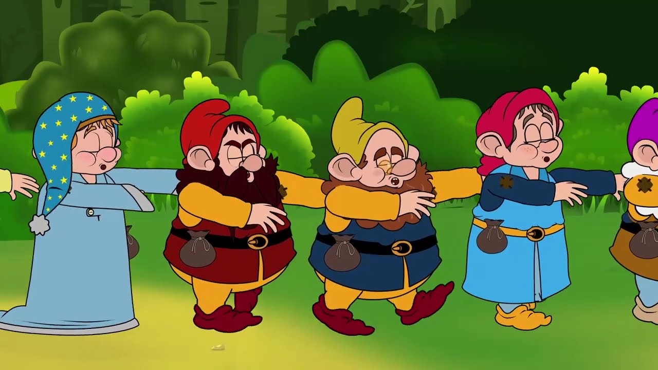 Branca de Neve e os 7 Anões | Série Episódio 6 | Os Anões Sonâmbulos|  desenho animado