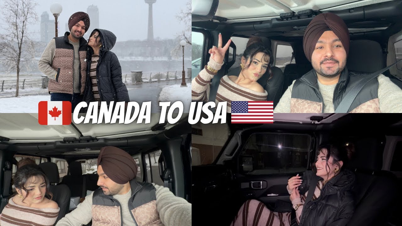 Canada🇨🇦 to USA🇺🇸 || Our First Trip to America😍 || 6th Anniversary Celebration 🥳 || @JassArsh 
