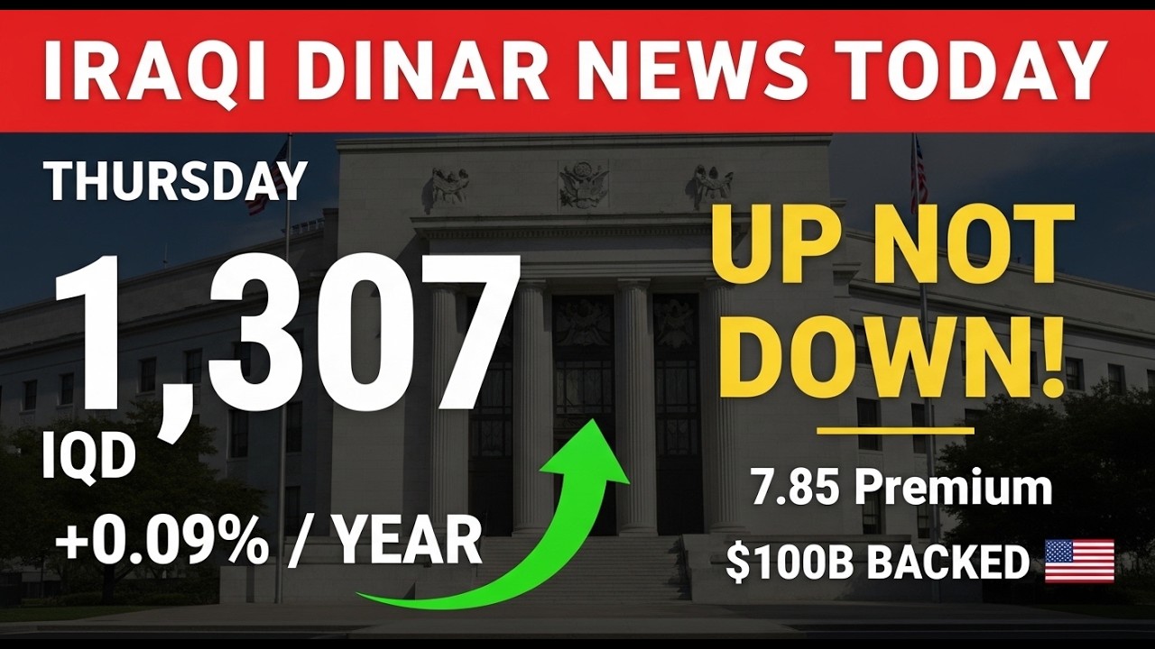 Iraqi Dinar Exchange Rate February 20, 2026 | IQD 1,307 | Twelve-Month Appreciation