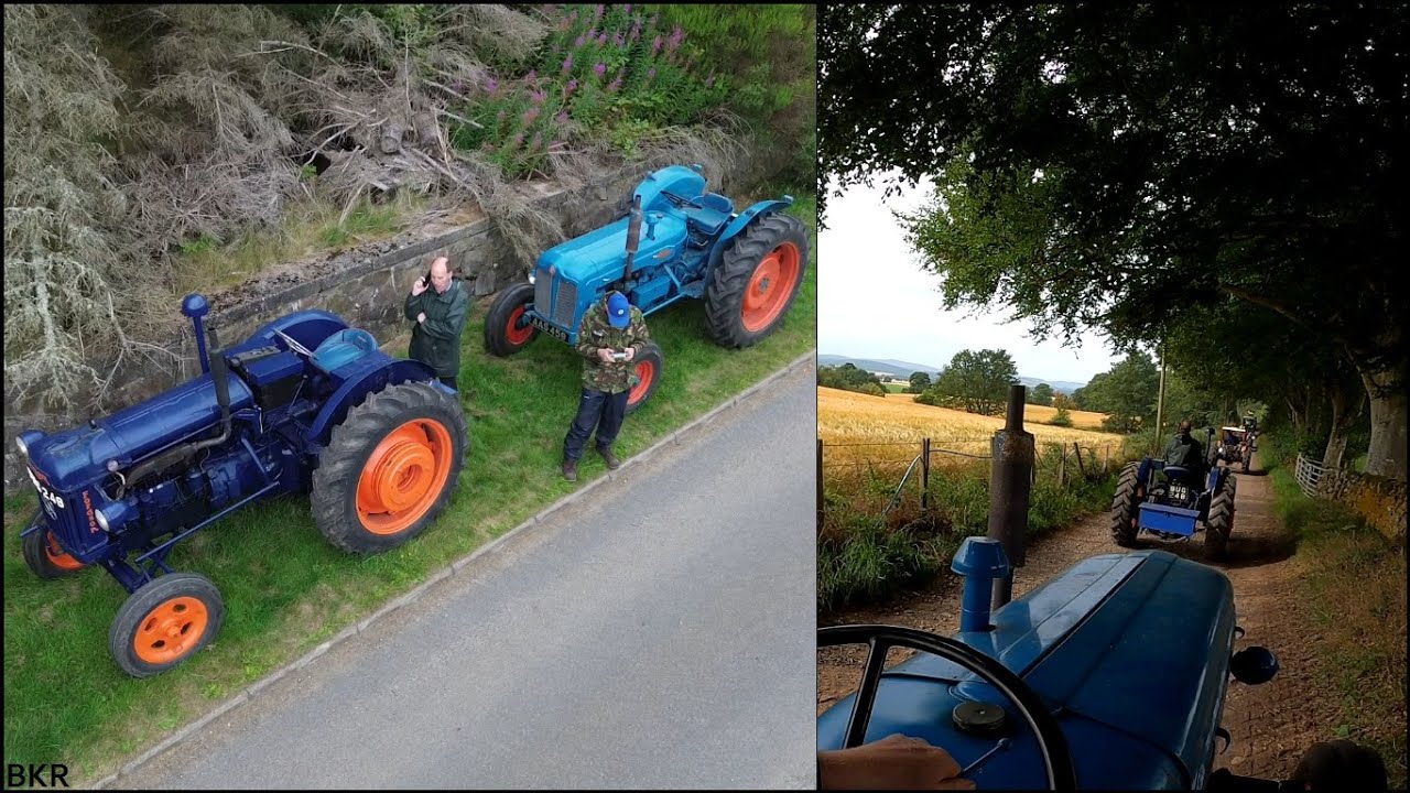 1959 FORDSON MAJOR - Kirriemuir Tractor Run - SCOTLAND