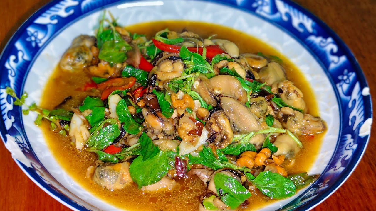 ผัดกระเพราหอยแมลงภู่ง่ายๆให้อร่อย