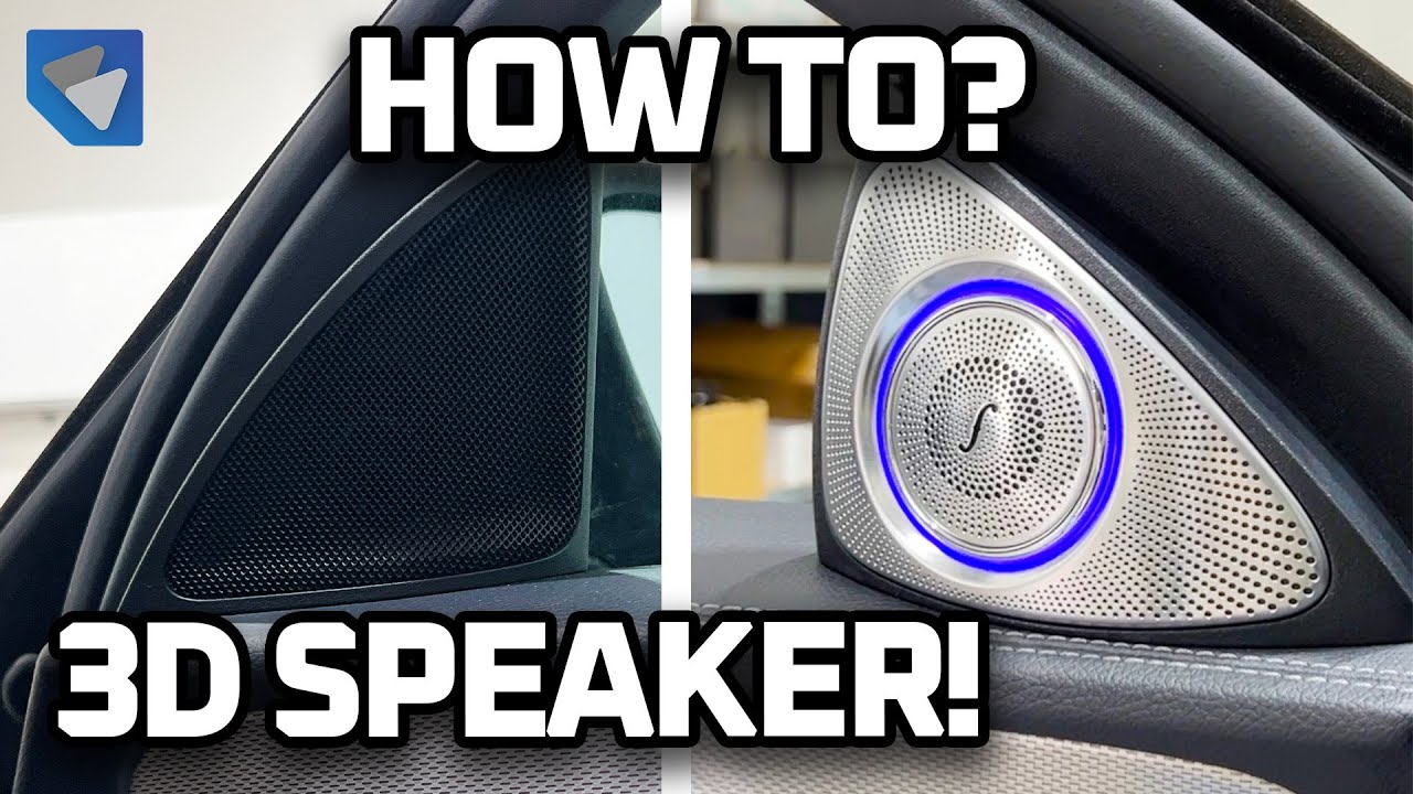HOW TO | S Klasse W222 Upgrade: beleuchtete 3D Speaker