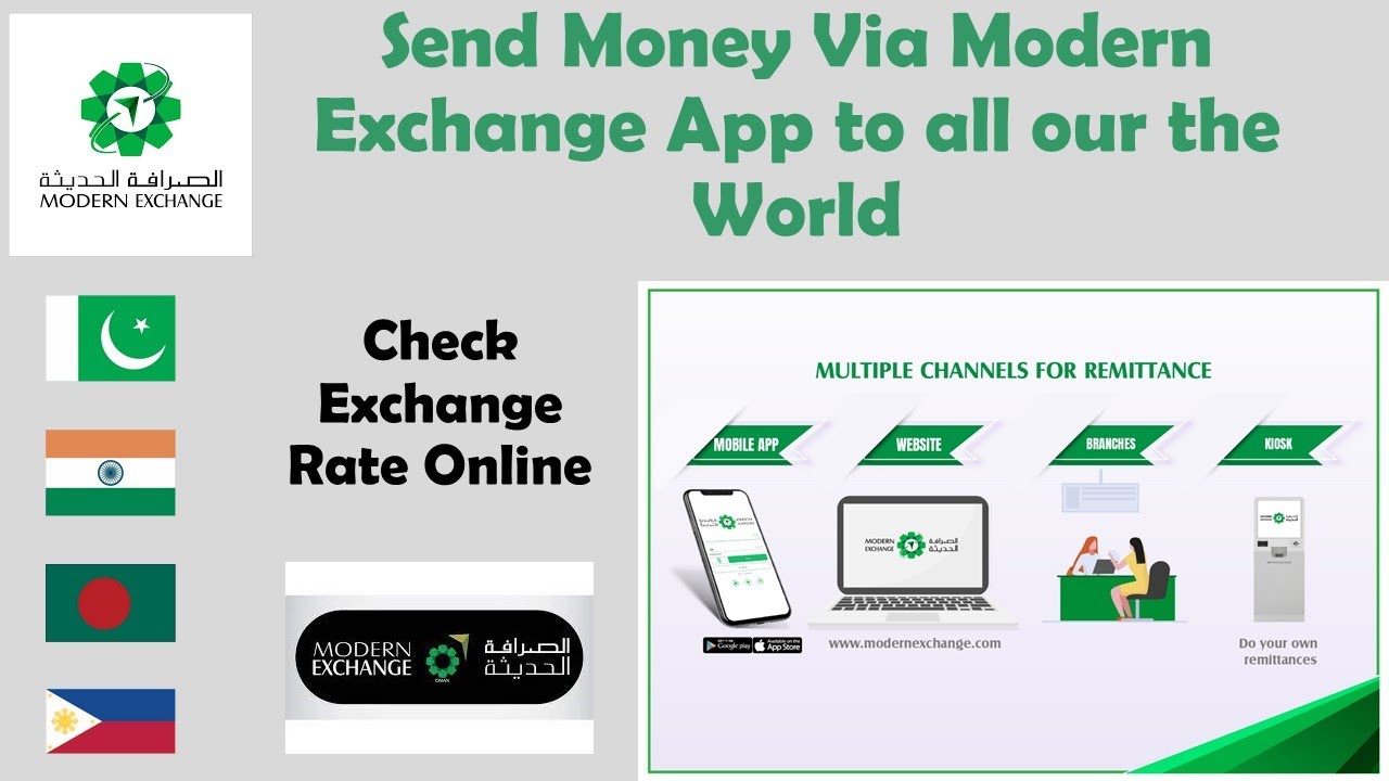 Transfer Money to your Home Country from Modern Exchange App || Modern Exchange Money Transfer |
