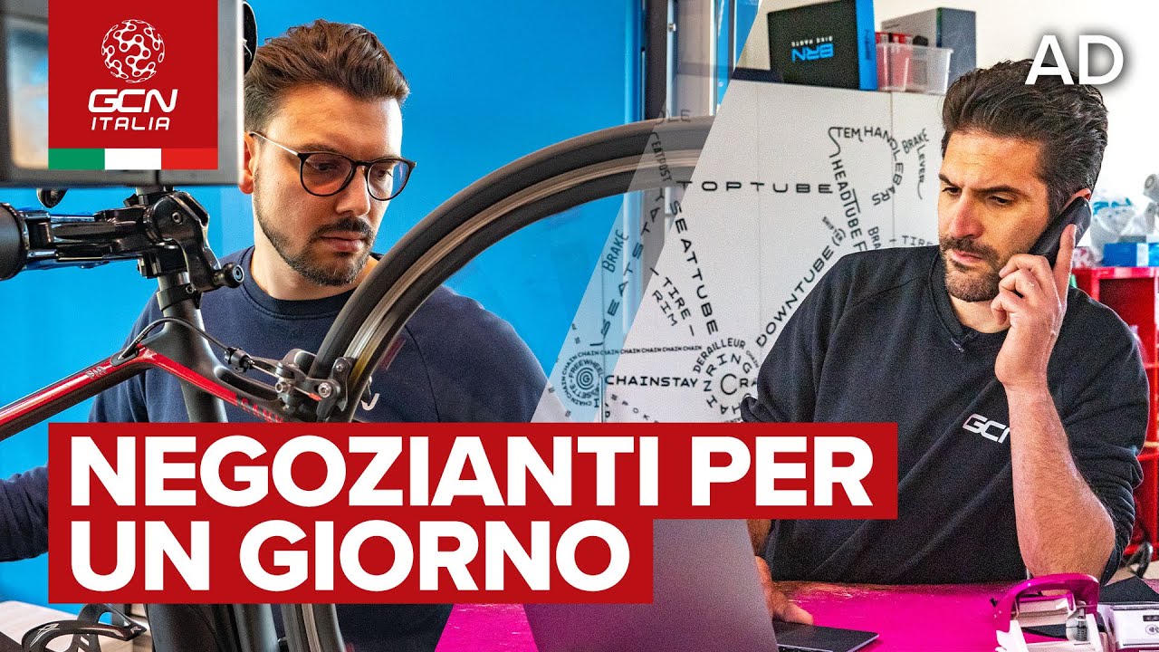 GCN Italia prende possesso di un negozio bici.