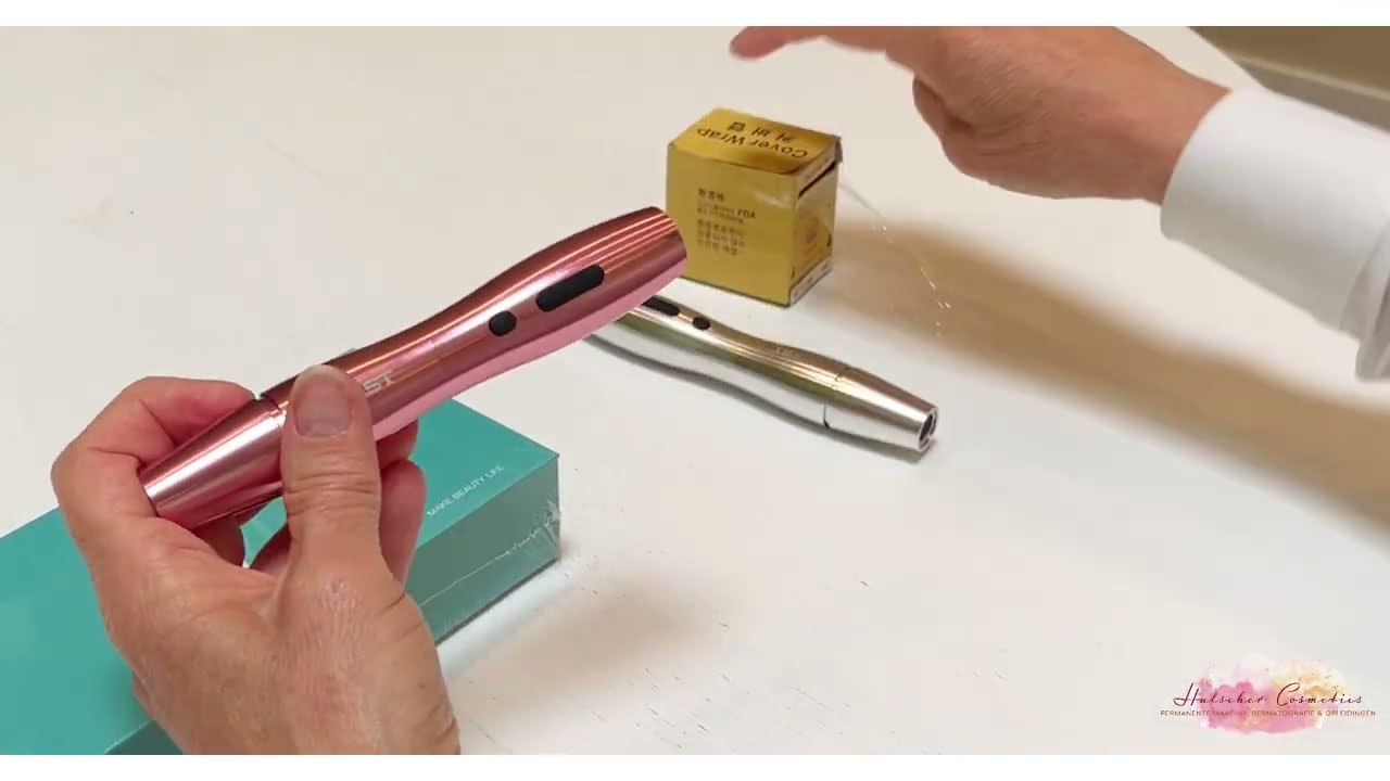 Hoe gebruik je de draadloze permanente make-up pen?