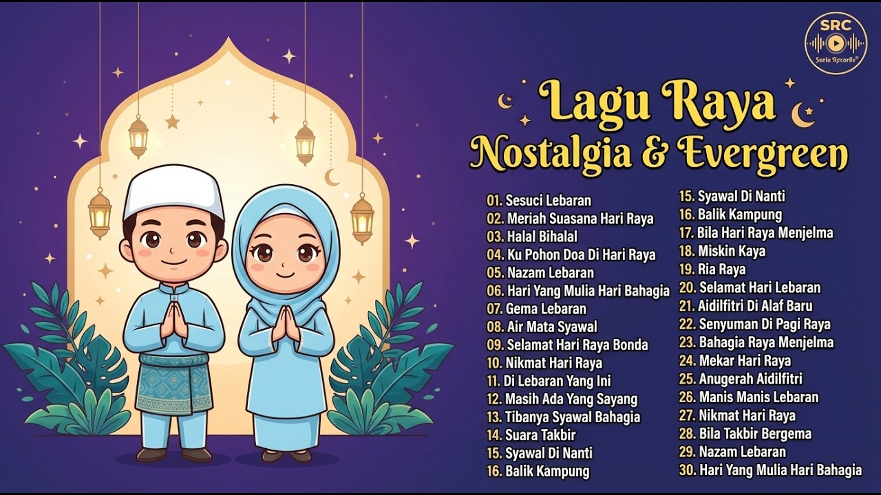 Himpunan Lagu Raya 2026 | Selamat Hari Raya Aidilfitri | Koleksi Lagu Raya Evergreen Sepanjang Zaman