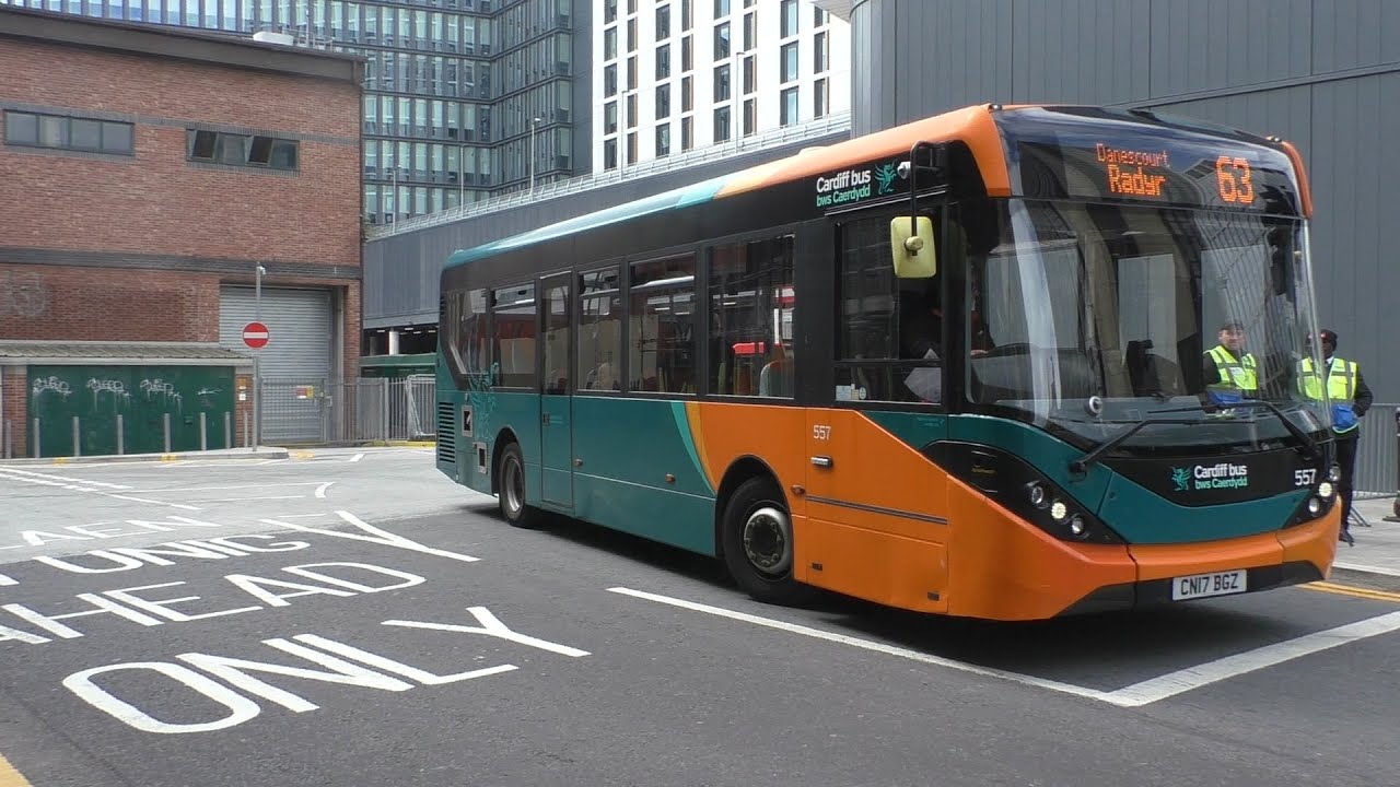 Cardiff bus station old and new 2014/2024