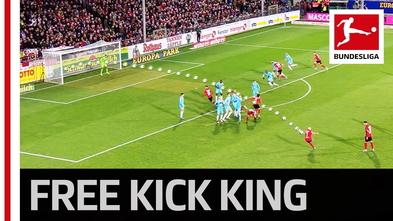 The Bundesliga's New Free-Kick Hero - All 8 Goals From Jonathan Schmid