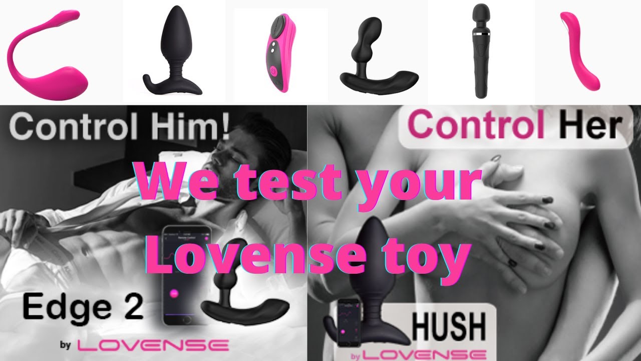 Sex toys lovense Lush Hush hush plug connect&eacute;s sex toys t&eacute;l&eacute;command&eacute; osci 2 ferri1 edge2