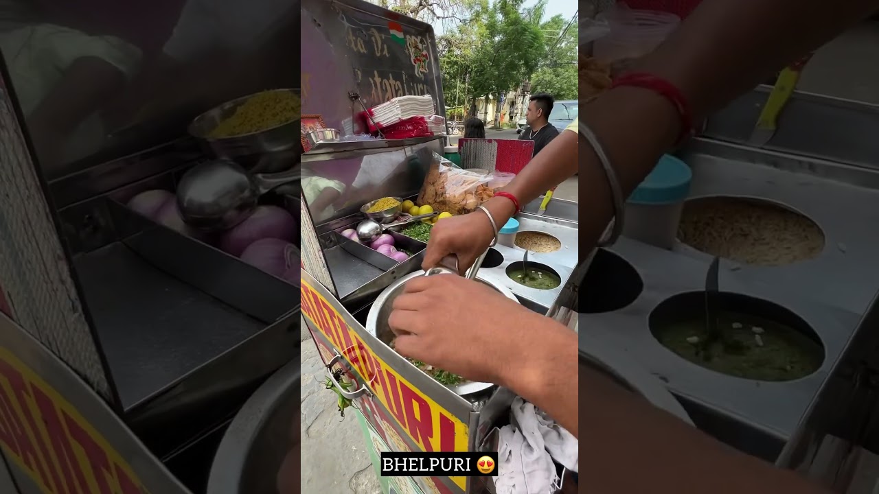 BHELPURI 😍 | Indian street food #shorts