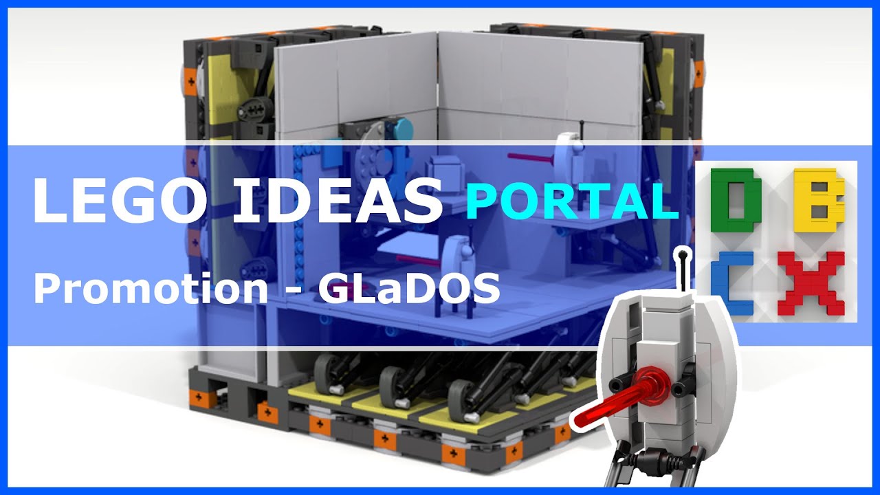 Lego Modular Portal Testing Chamber Promotional Video