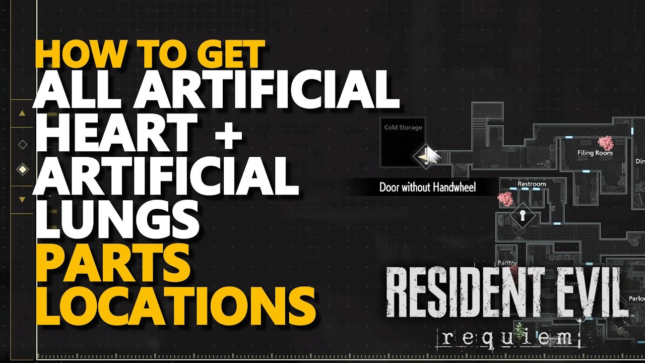 All Artificial Heart + Artificial Lungs Parts locations Resident Evil Requiem 9
