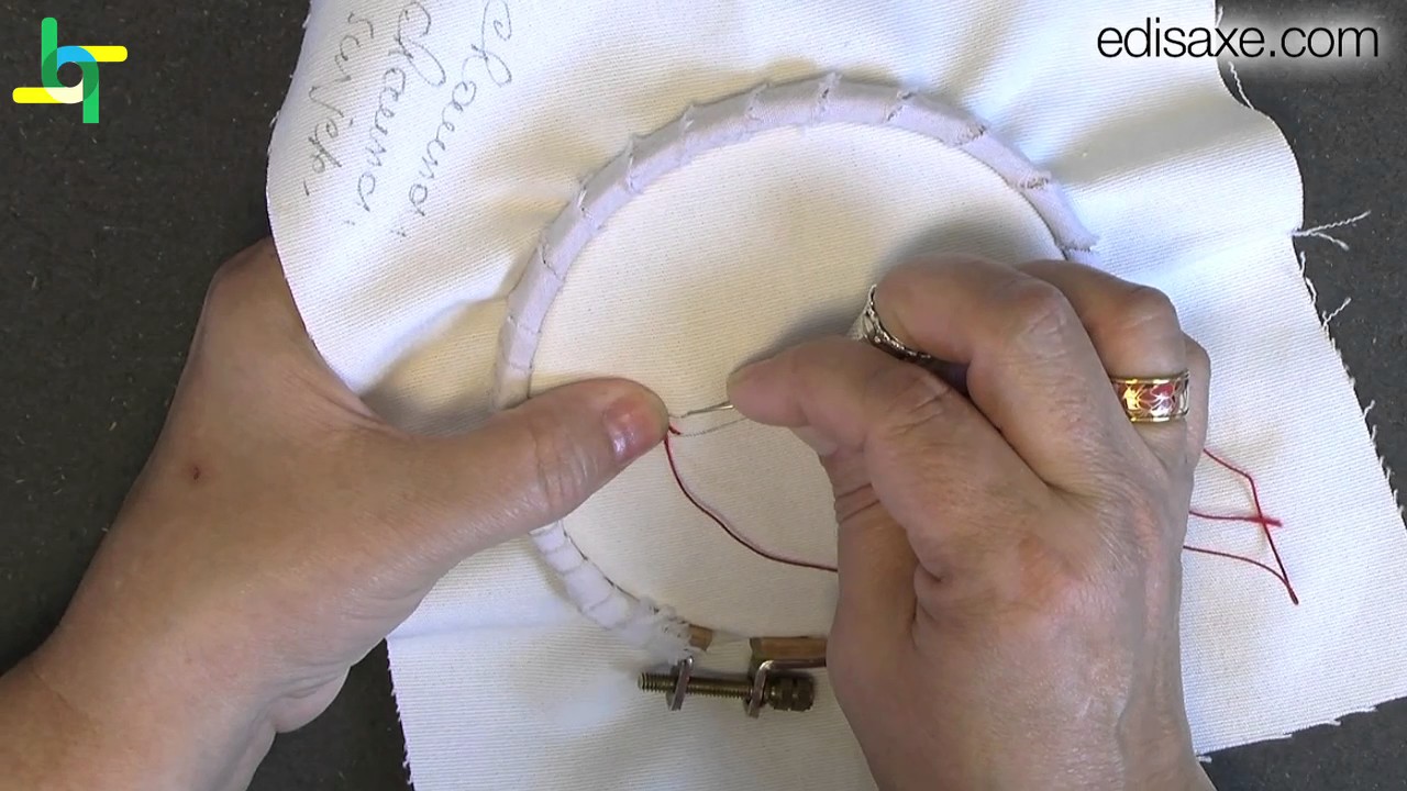 Broderie - Le point de chausson