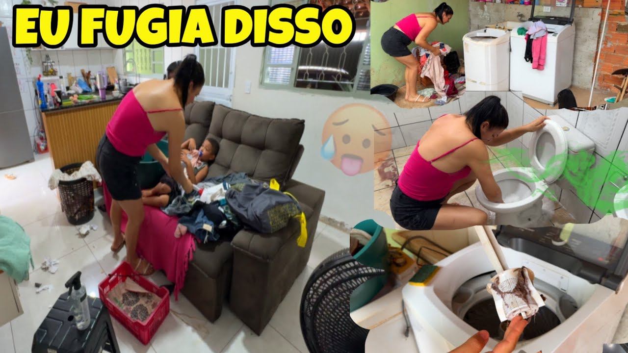 FAXINA SEM DESCULPAS 😳 LIMPEI O QUE EU VIVIA PROCRASTINANDO