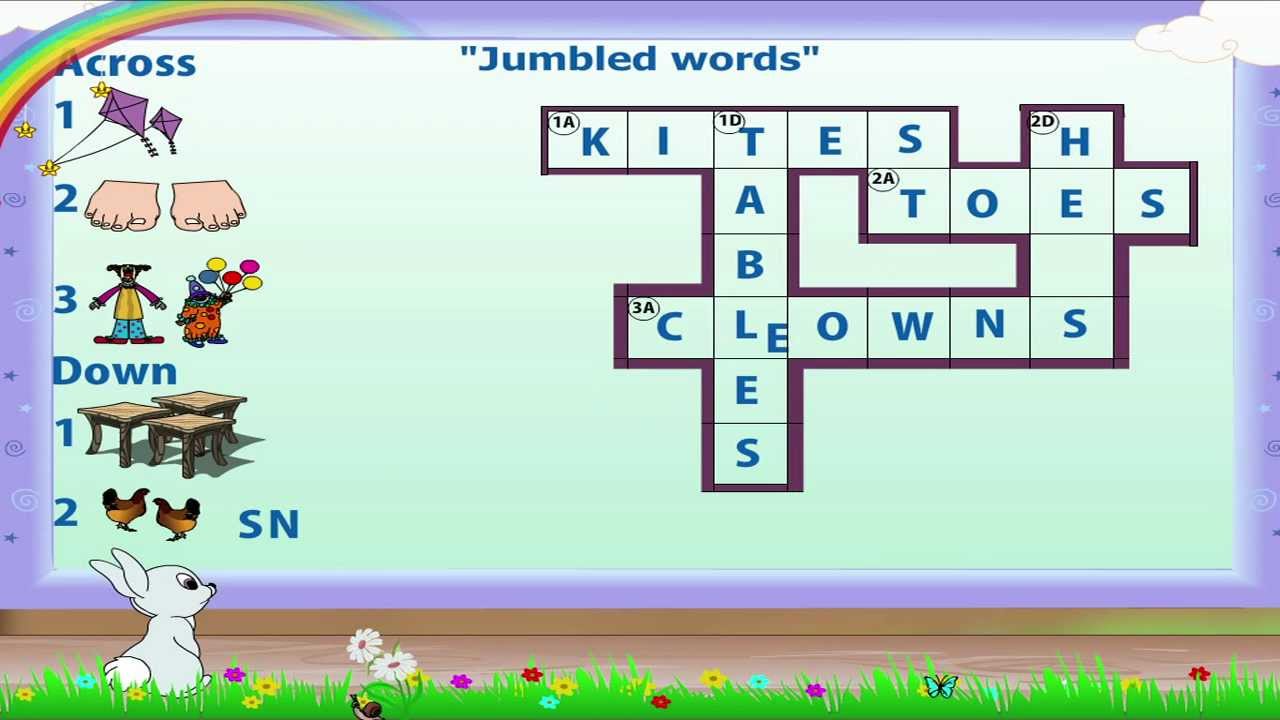 Learn Grade 1 - English Grammar - Jumbled Words