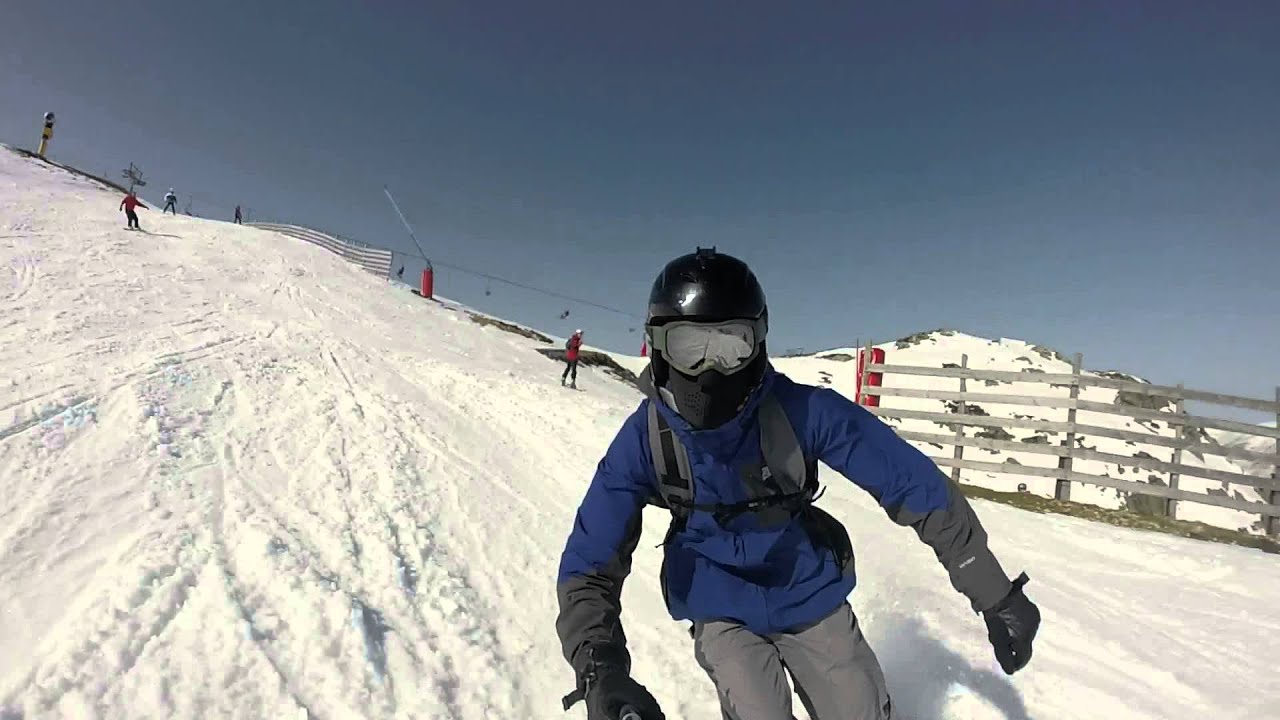Skiing in Valgrande Pajares GoPro