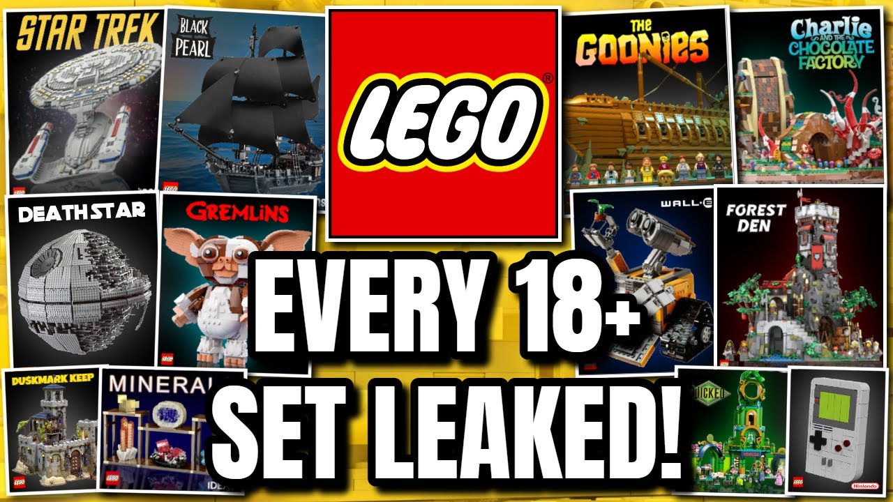 EVERY Lego 18+ Set LEAKED! (30+ NEW SETS!)