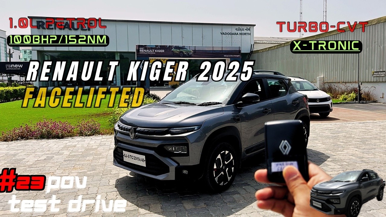 ASMR | 2025 RENAULT KIGER EMOTION TOP MODEL - 1.0 L 3 CYLINDERS TURBO X-TRONIC CVT - POV DRIVE -23