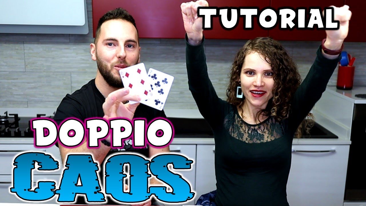 MAGIA TUTORIAL DOPPIO CAOS CON LE CARTE | Spiegazione trucco incredibile | amazing card trick