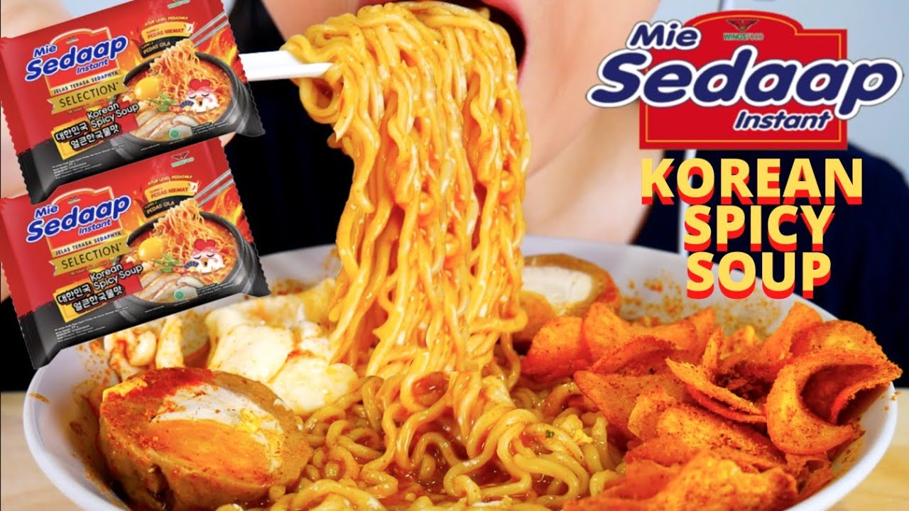ASMR MIE SEDAAP KOREAN SPICY SOUP + MAICIH🌶️🔥 | JINJA PEDAS!!! | ASMR INDONESIA | NO TALKING