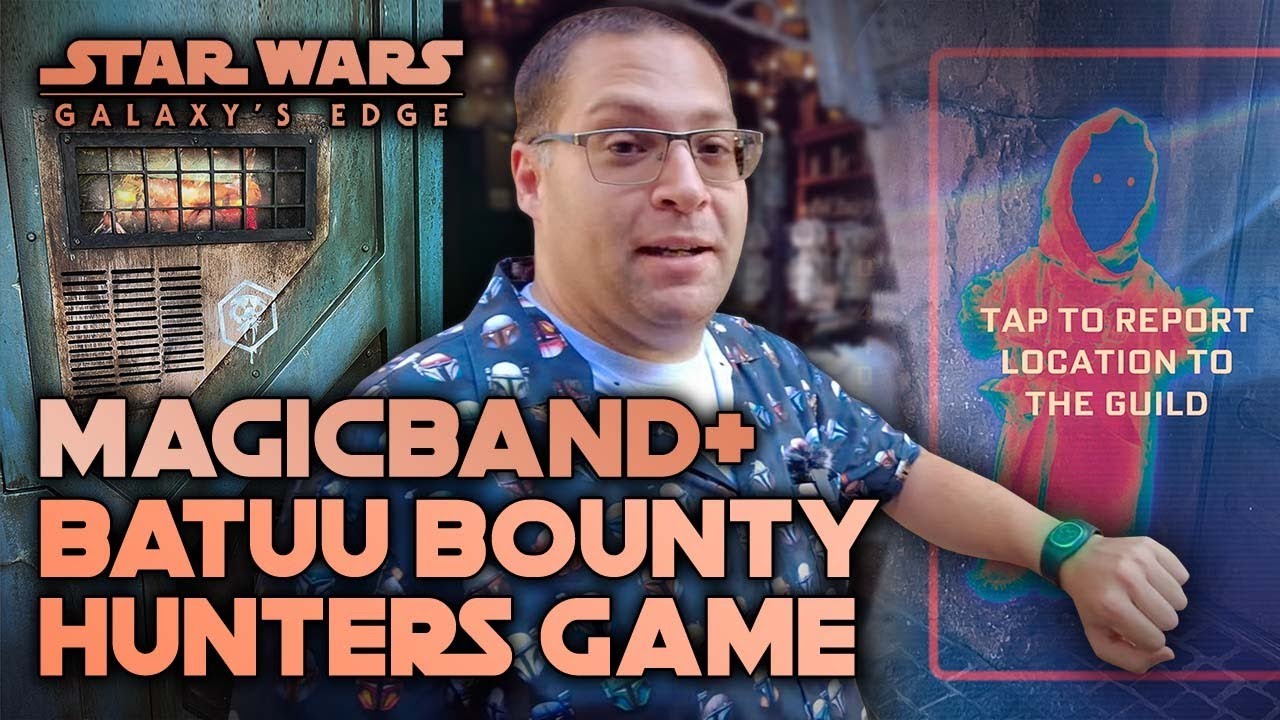 Playing the NEW Star Wars Batuu Bounty Hunters Game with MagicBand+ at Walt Disney World